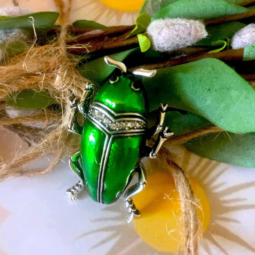 Beetle brooch - Picture 2 of 10
